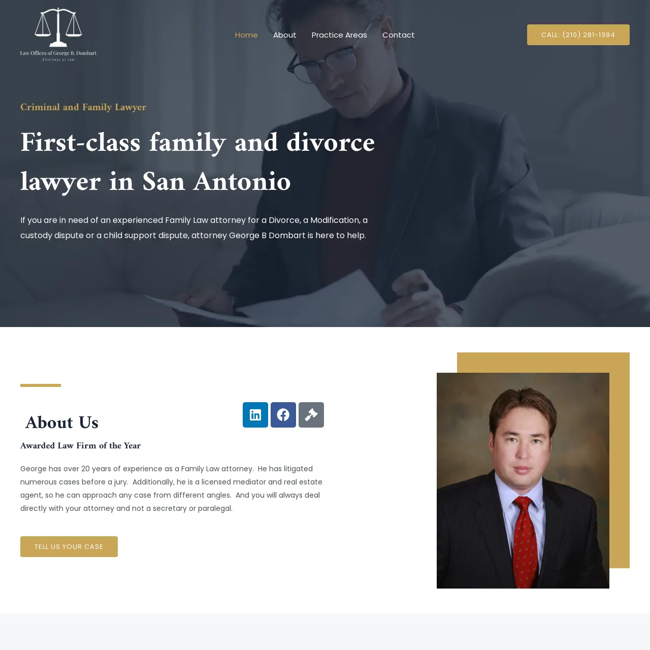 George Dombart Law website